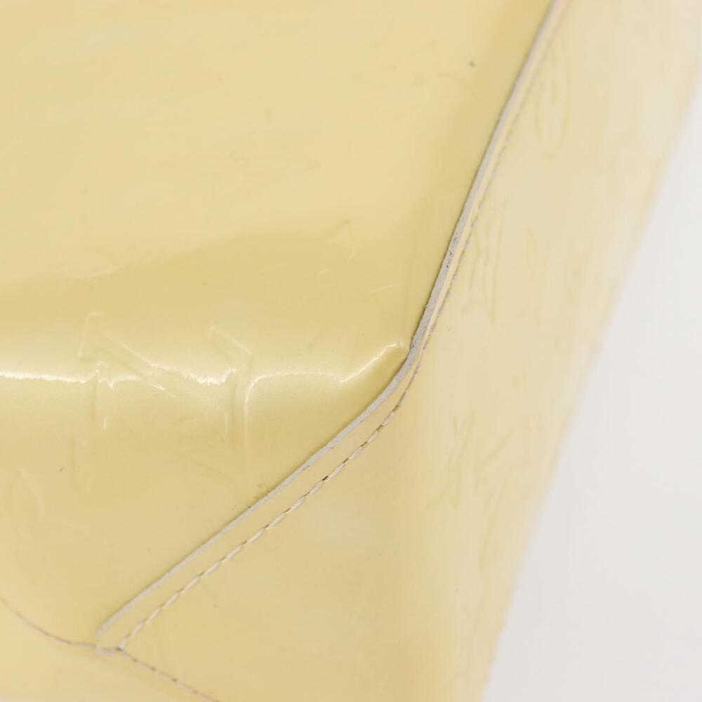 LOUIS VUITTON Monogram Vernis Reade PM Hand Bag Perle M91336 LV Auth 154363 - Picture 15 of 16